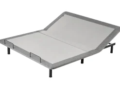 Elektrisk justerbar sengebund BRUNOY 180 x 200 cm Grå