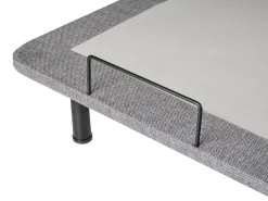 Elektrisk justerbar sengebund BRUNOY 180 x 200 cm Grå