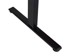 Elektrisk justerbart hjørneskrivebord DESTINES Sort 160 cm 109 cm Højrevendt