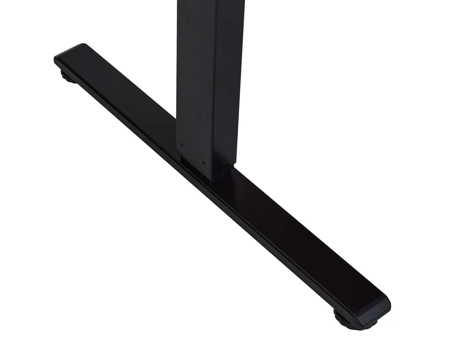 Elektrisk justerbart hjørneskrivebord DESTINES Sort 160 cm 109 cm Højrevendt