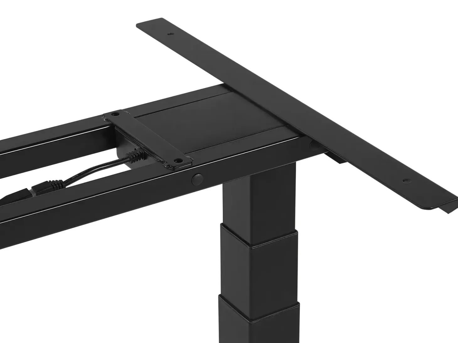 Elektrisk justerbart hæve sænkebord DESTIN II Sort 160 cm 72 cm
