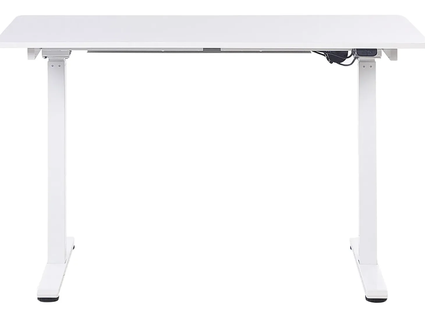 Elektrisk justerbart hæve sænkebord GRIFTON Hvid 120 cm 60 cm