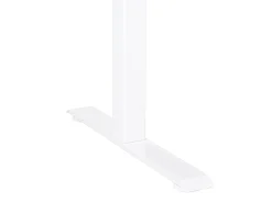 Elektrisk justerbart hæve sænkebord DESTINES Grå/hvid 160 cm 72 cm