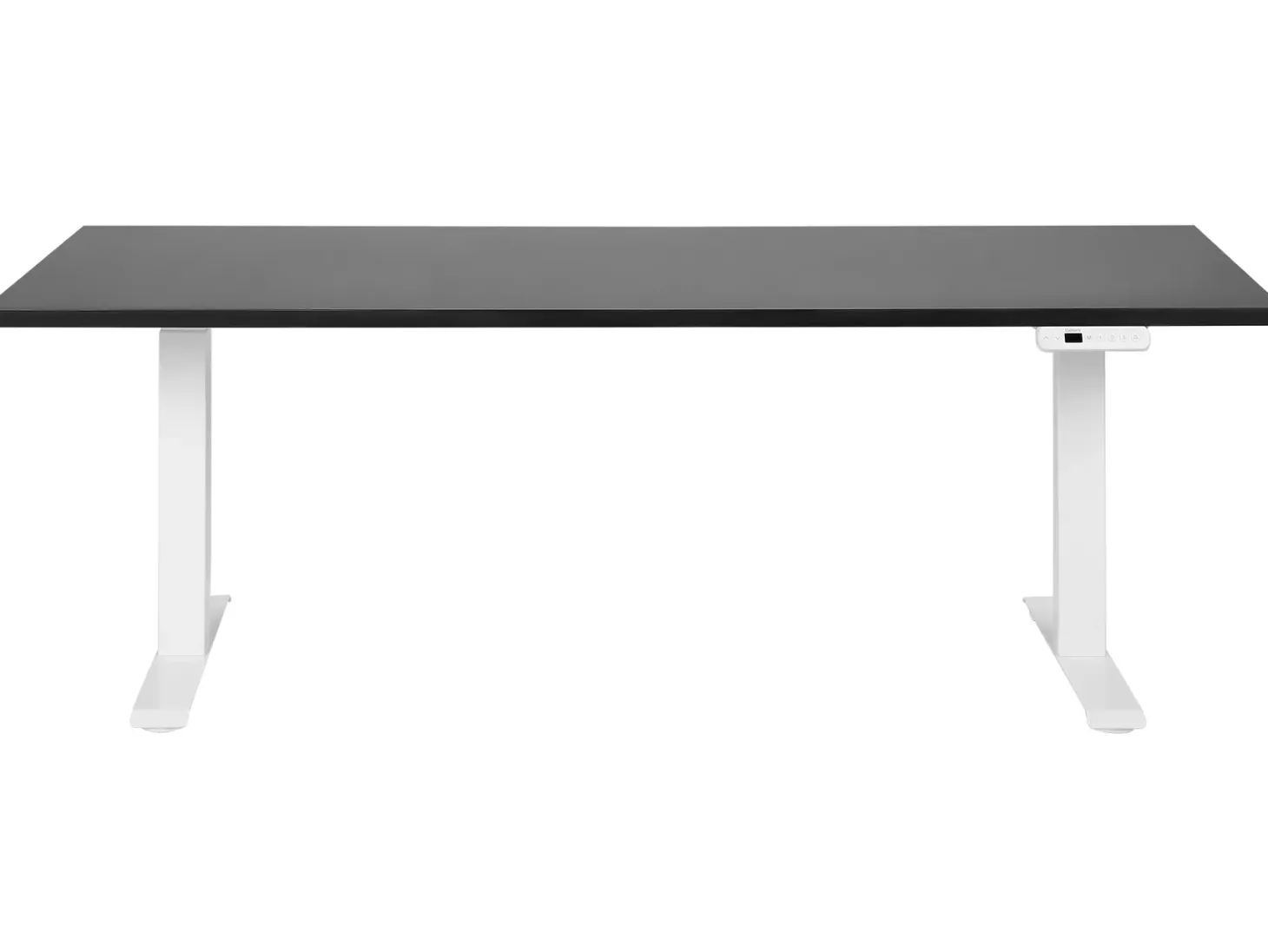 Elektrisk justerbart hæve sænkebord DESTINES Sort/hvid 180 cm 80 cm