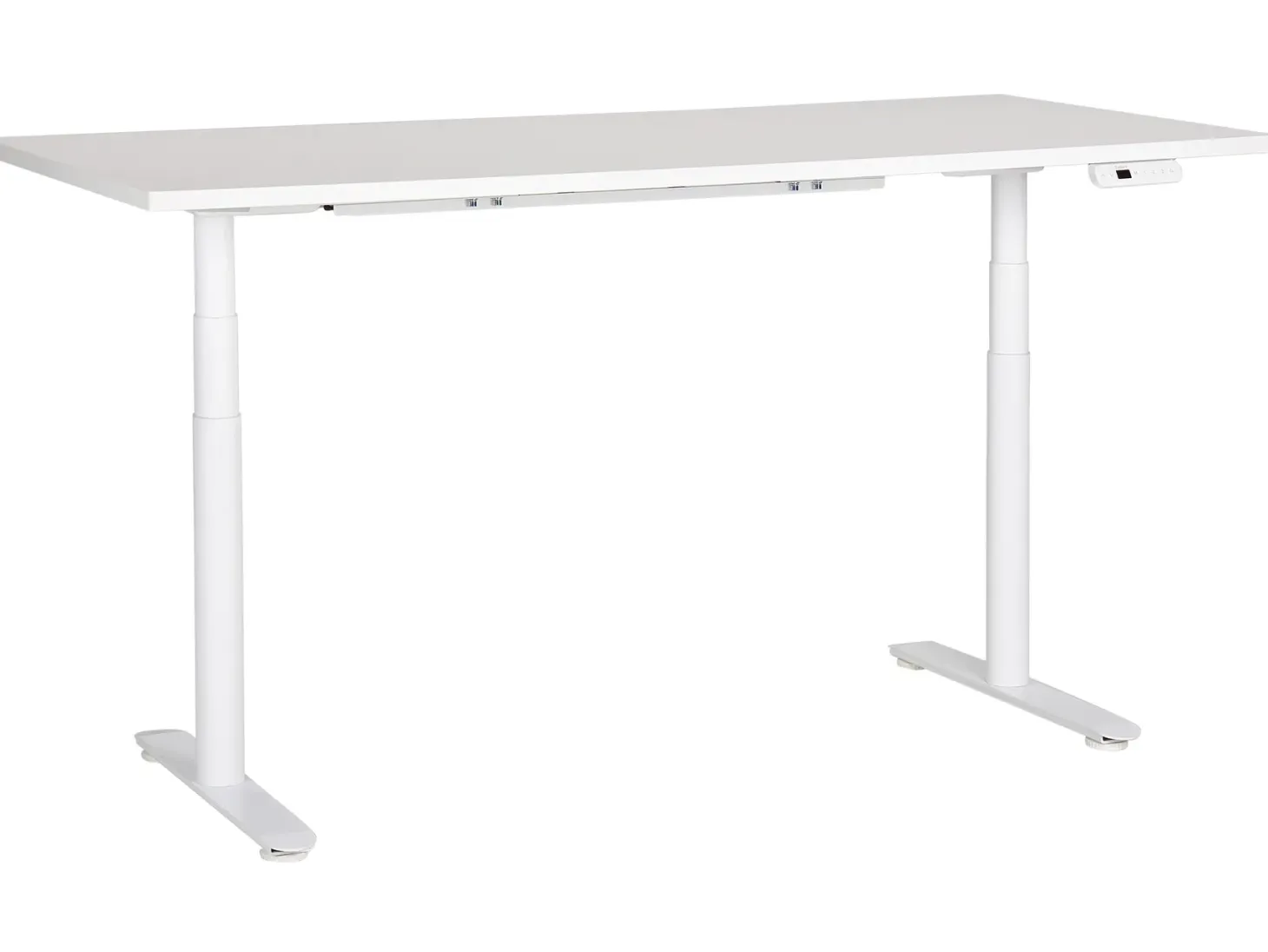 Elektrisk justerbart hæve sænkebord DESTINAS Hvid 180 cm 80 cm