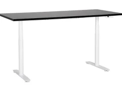 Elektrisk justerbart hæve sænkebord DESTINAS Sort/hvid 180 cm 80 cm