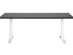 Elektrisk justerbart hæve sænkebord DESTINAS Sort/hvid 180 cm 80 cm