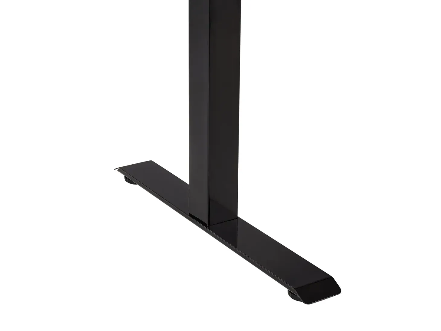 Elektrisk justerbart hæve sænkebord DESTINES Hvid/sort 180 cm 80 cm