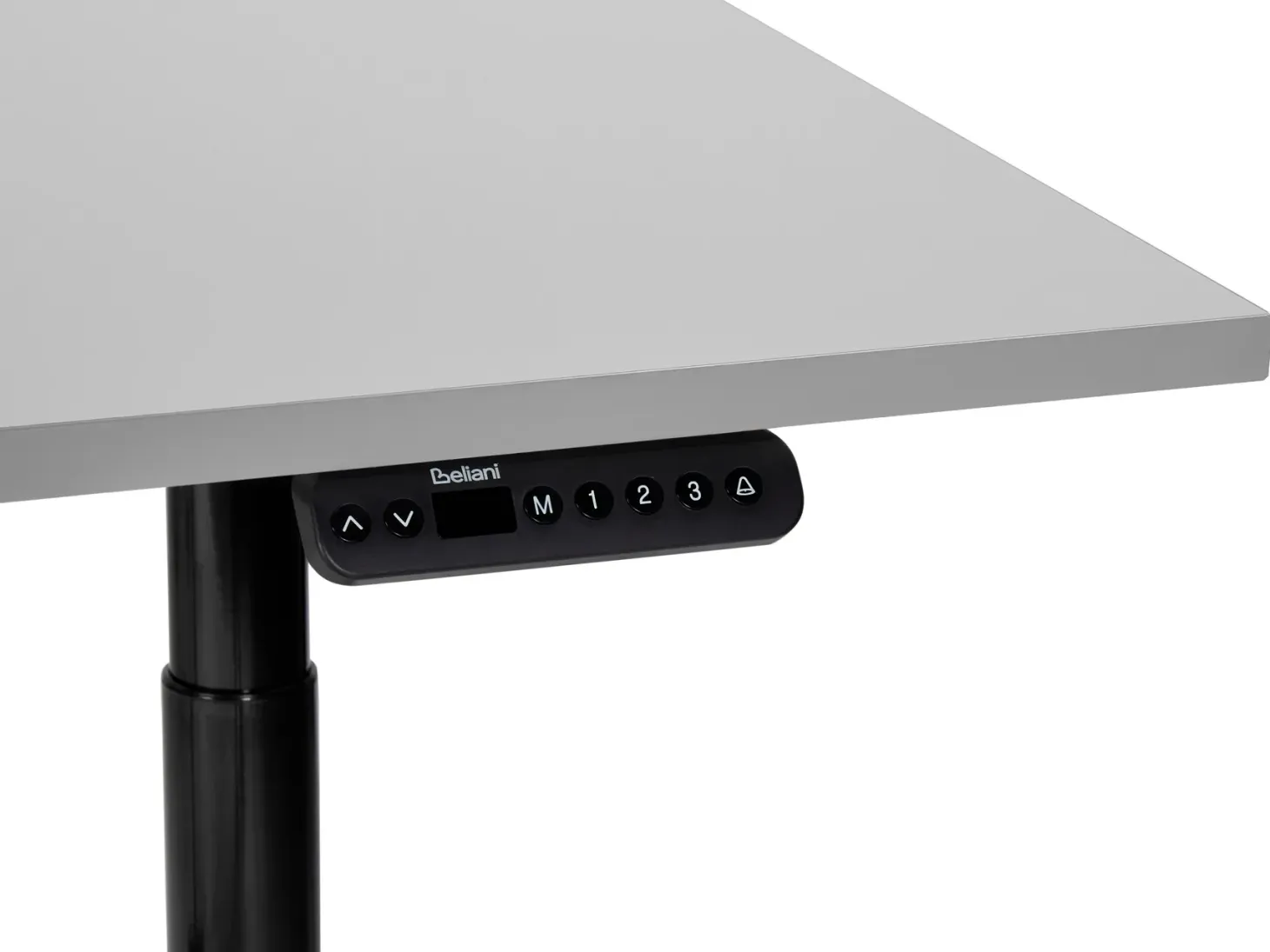 Elektrisk justerbart hæve sænkebord DESTINAS Grå/sort 160 cm 72 cm