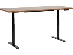 Elektrisk justerbart hæve sænkebord DESTINAS Brun/sort 180 cm 80 cm