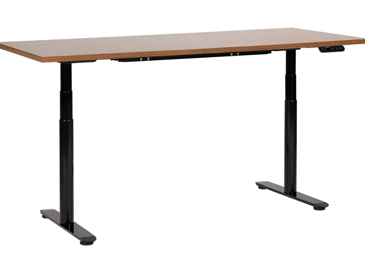Elektrisk justerbart hæve sænkebord DESTINAS Brun/sort 180 cm 80 cm