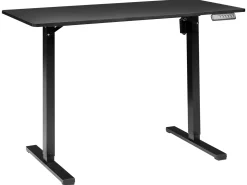 Elektrisk justerbart hæve sænkebord TAVARES Sort 120 cm 60 cm