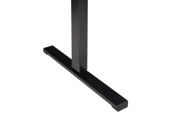 Elektrisk justerbart hæve sænkebord TAVARES Brun/sort 120 cm 60 cm