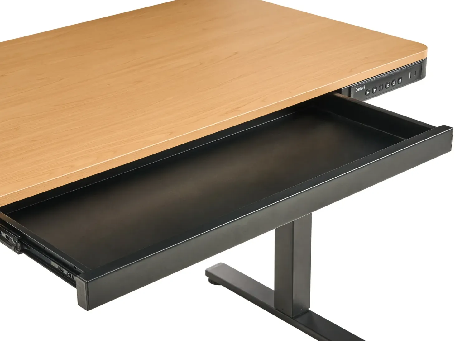 Elektrisk justerbart hæve sænkebord PENLY 120 cm 60 cm med USB-port