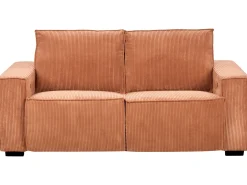 Elektrisk recliner sofa 2 personers NUKARI Fløjl Orange