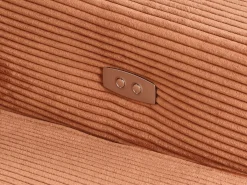 Elektrisk recliner sofa 2 personers NUKARI Fløjl Orange