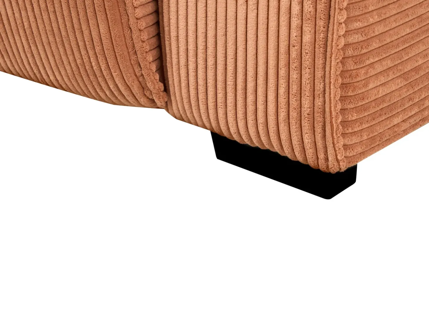 Elektrisk recliner sofa 2 personers NUKARI Fløjl Orange