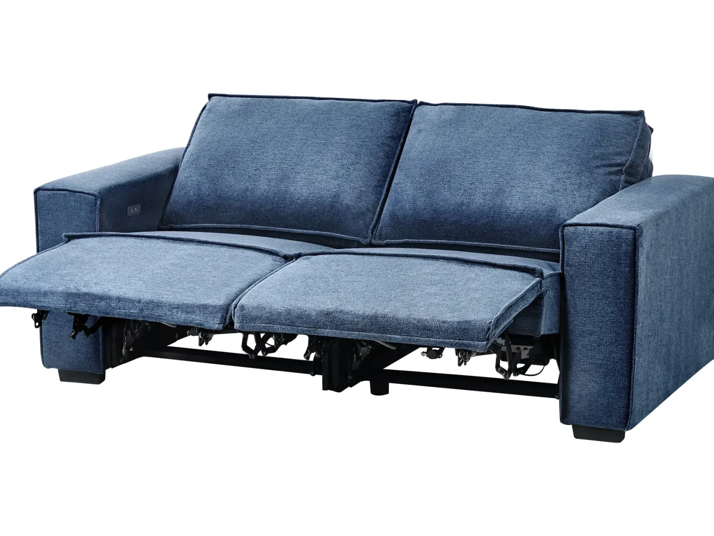 Elektrisk recliner sofa 2 personers NUKARI Blå