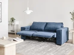Elektrisk recliner sofa 2 personers NUKARI Blå