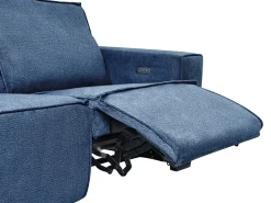 Elektrisk recliner sofa 2 personers NUKARI Blå