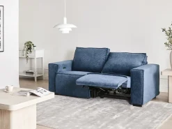 Elektrisk recliner sofa 2 personers NUKARI Blå