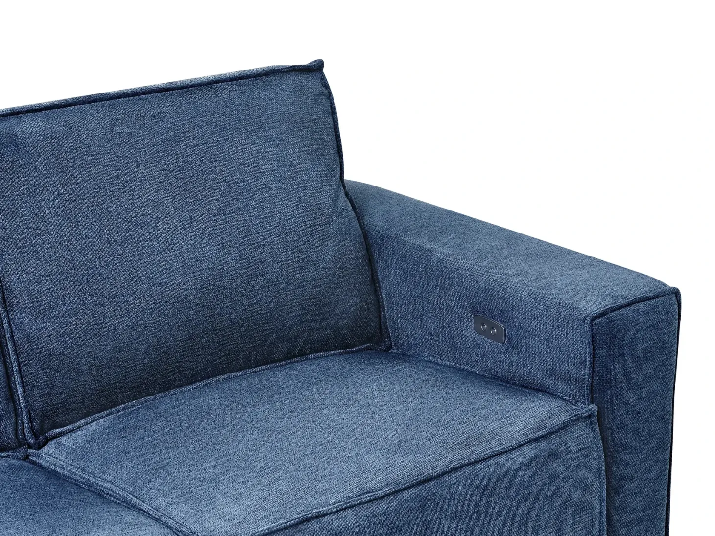 Elektrisk recliner sofa 2 personers NUKARI Blå