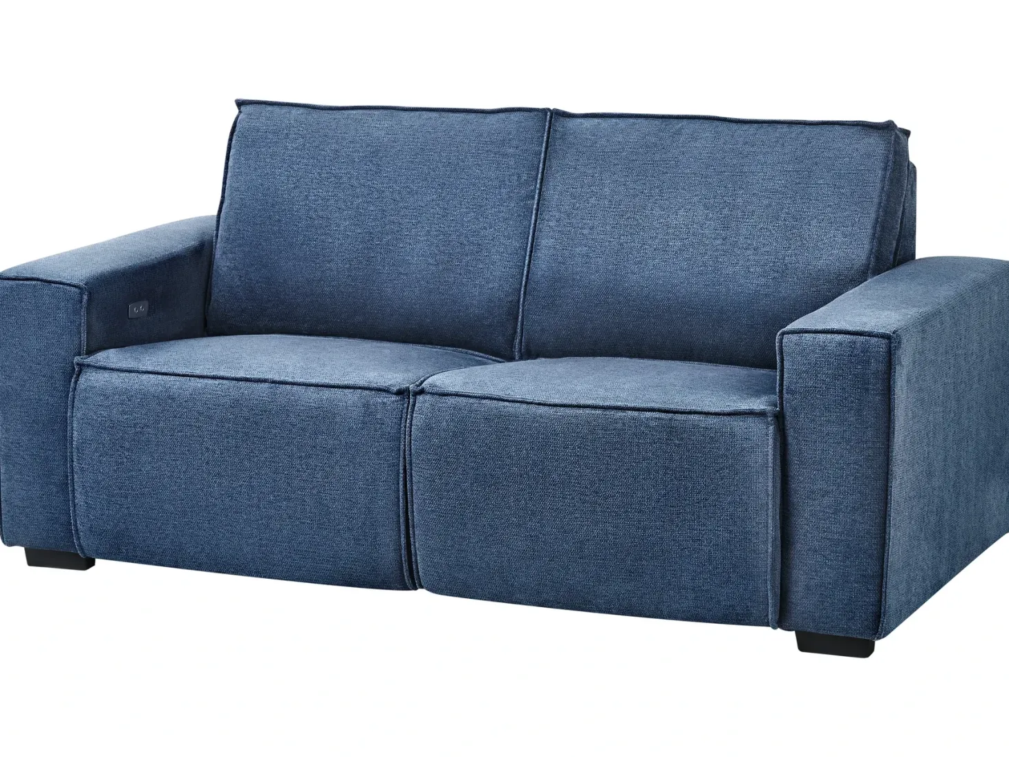 Elektrisk recliner sofa 2 personers NUKARI Blå