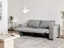 Elektrisk recliner sofa 2 personers NUKARI Grå
