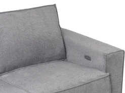 Elektrisk recliner sofa 2 personers NUKARI Grå