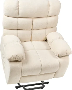 Elektrisk recliner stol ARES Inkl. fodstøtte Lys Beige