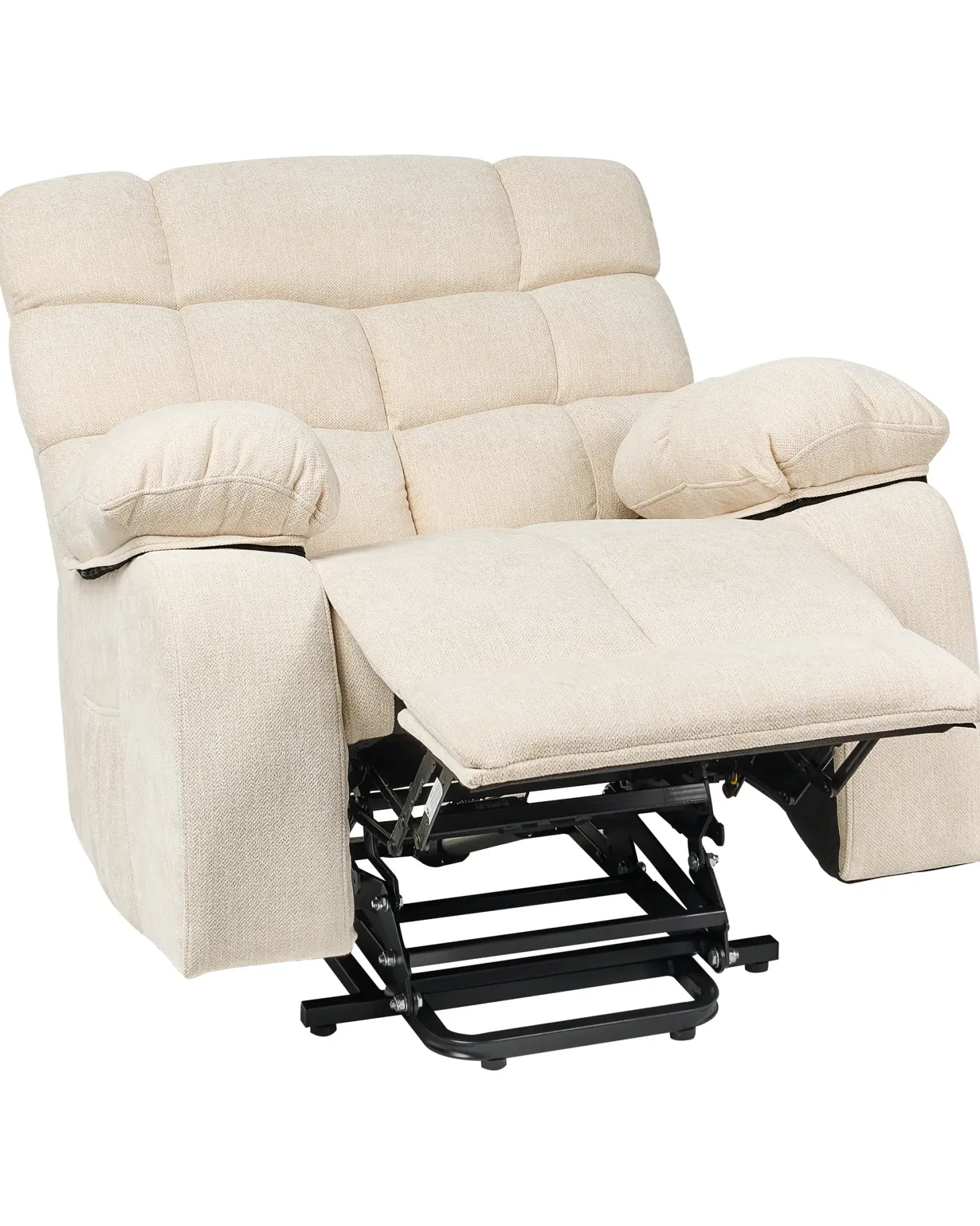 Elektrisk recliner stol ARES Inkl. fodstøtte Lys Beige