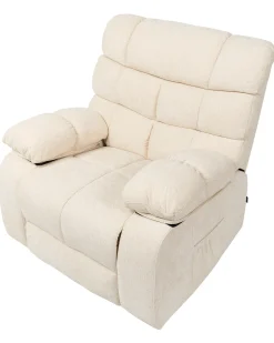 Elektrisk recliner stol ARES Inkl. fodstøtte Lys Beige