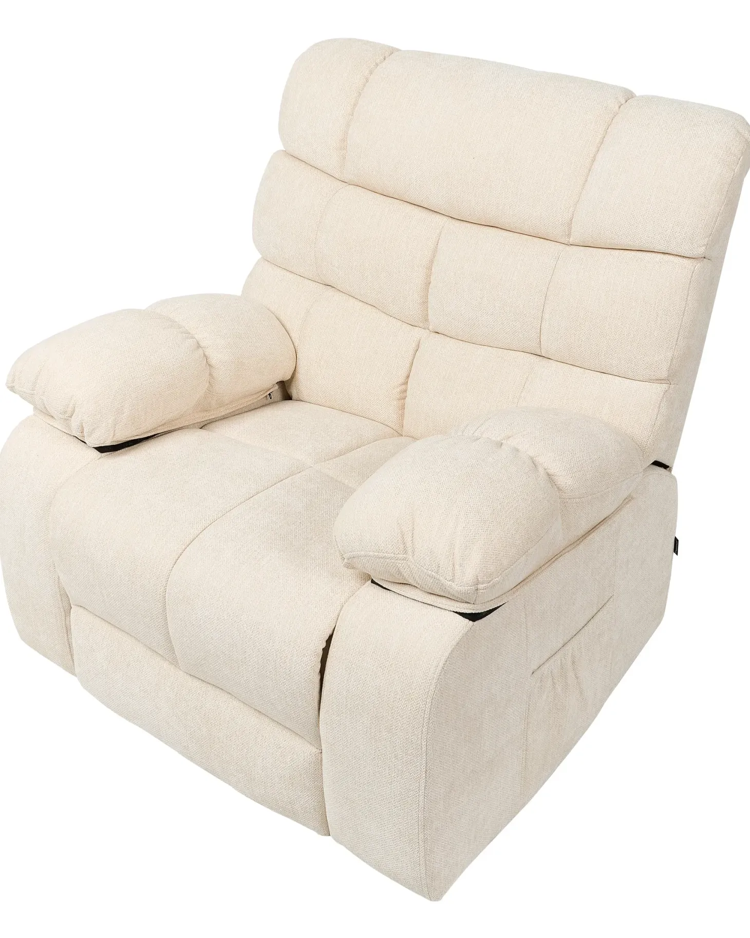 Elektrisk recliner stol ARES Inkl. fodstøtte Lys Beige