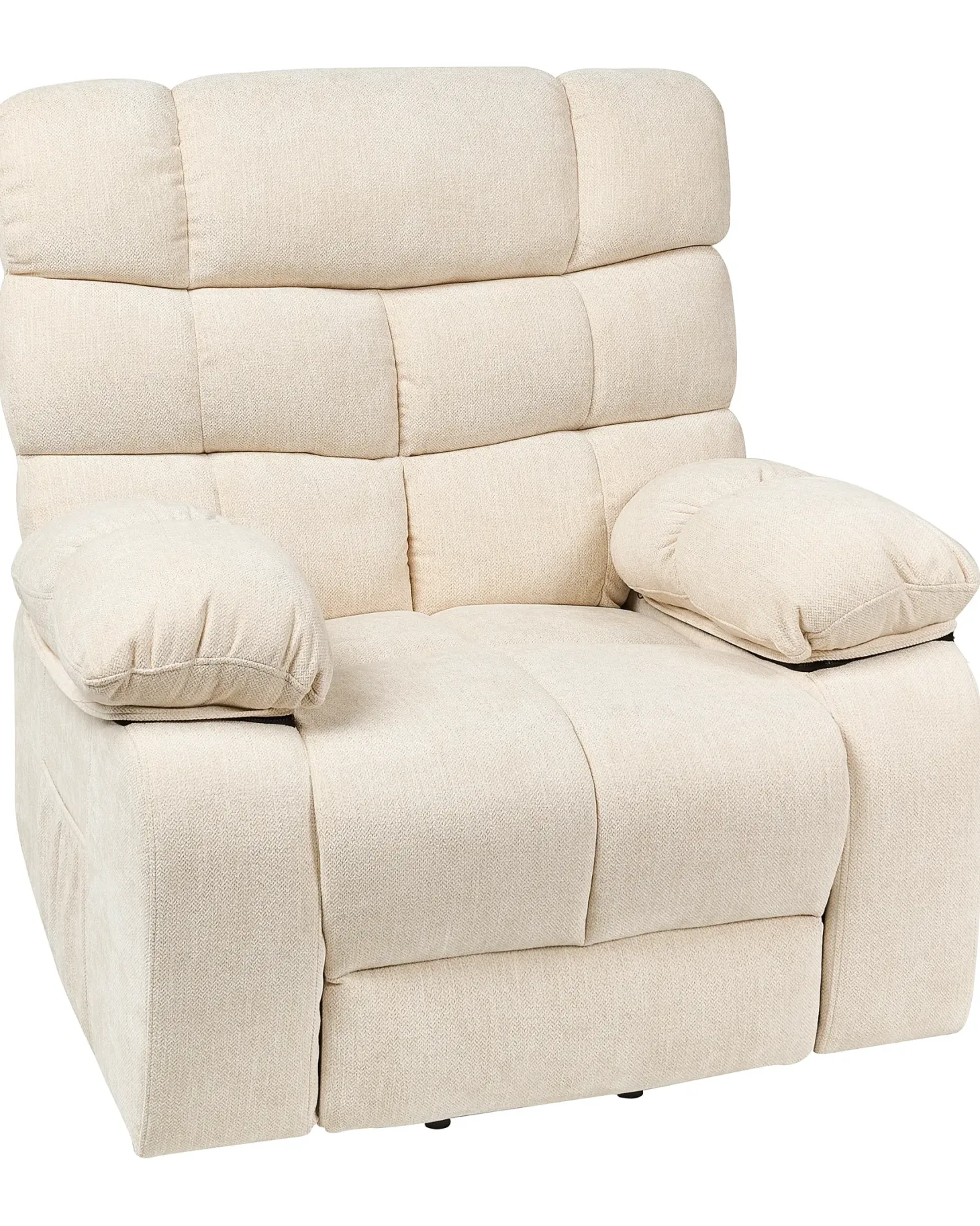 Elektrisk recliner stol ARES Inkl. fodstøtte Lys Beige