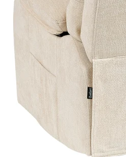 Elektrisk recliner stol ARES Inkl. fodstøtte Lys Beige