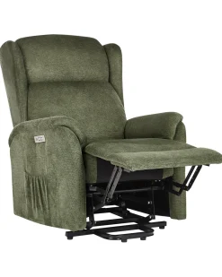 Elektrisk recliner stol ELEGY Inkl. fodstøtte Grøn