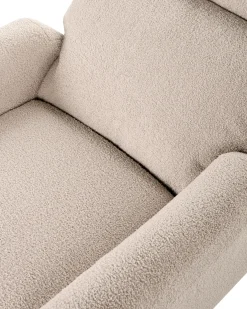 Elektrisk recliner stol FOBOS Boucle Lys Beige