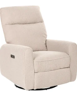 Elektrisk recliner stol FOBOS Boucle Lys Beige