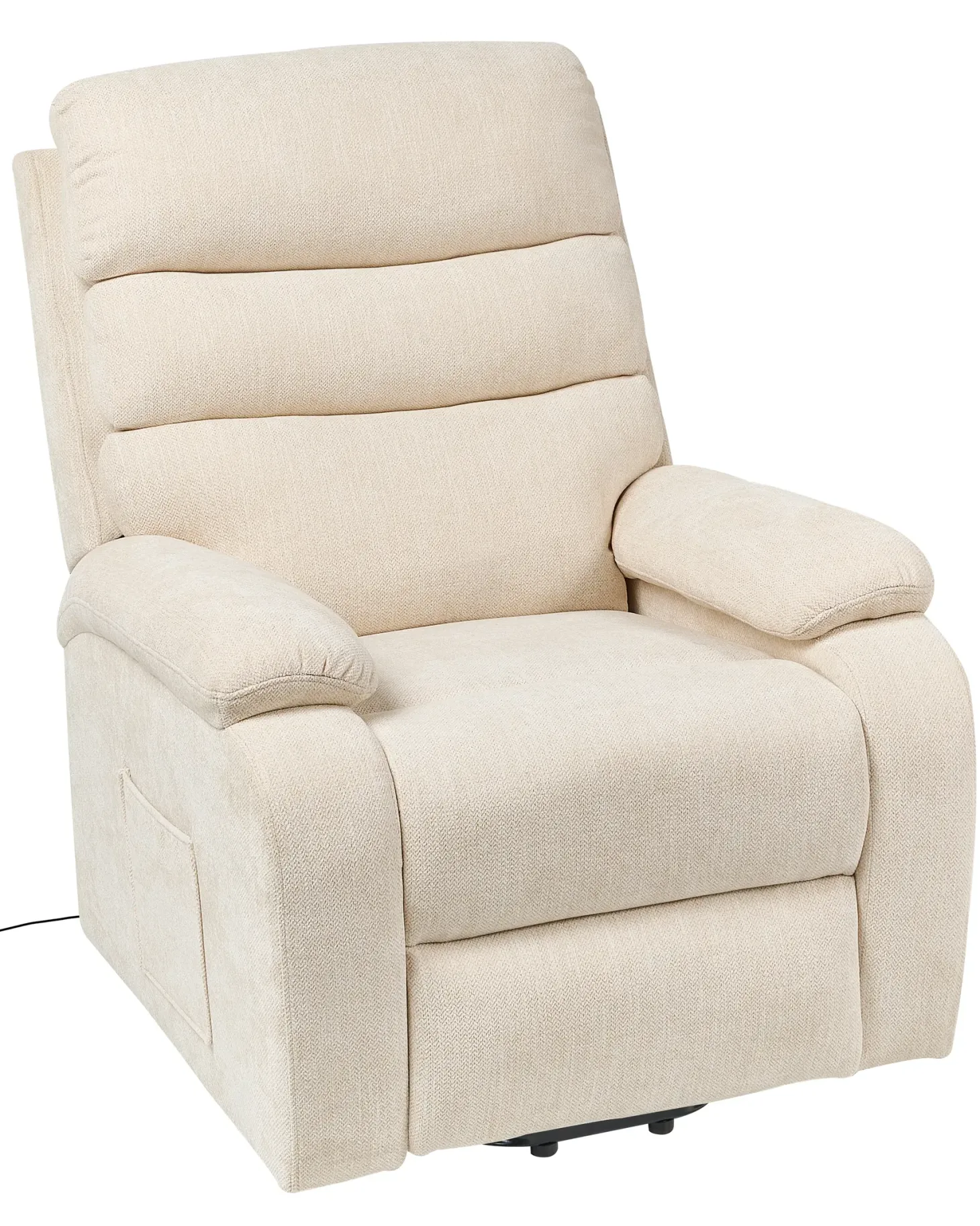 Elektrisk recliner stol RISE Inkl. fodstøtte Lys Beige