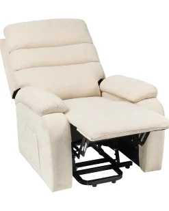 Elektrisk recliner stol RISE Inkl. fodstøtte Lys Beige
