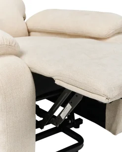 Elektrisk recliner stol RISE Inkl. fodstøtte Lys Beige