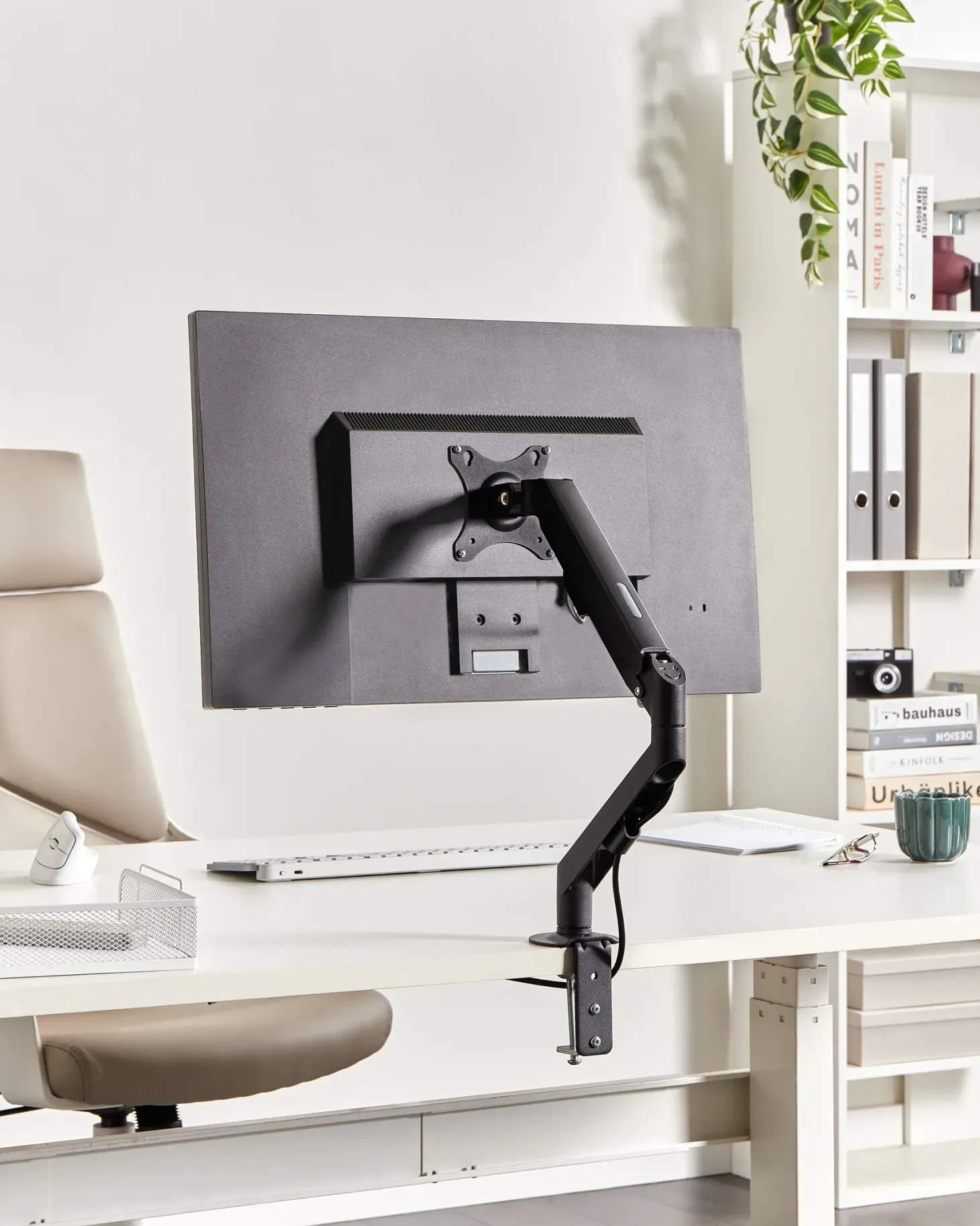 Enkelt monitorholder MARM Sort