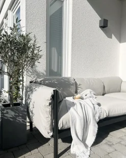 ESPERIA 5 personers havesofasæt Grå Metal