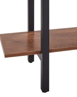 5-etagers reol DARBY 180 cm Mørkebrun
