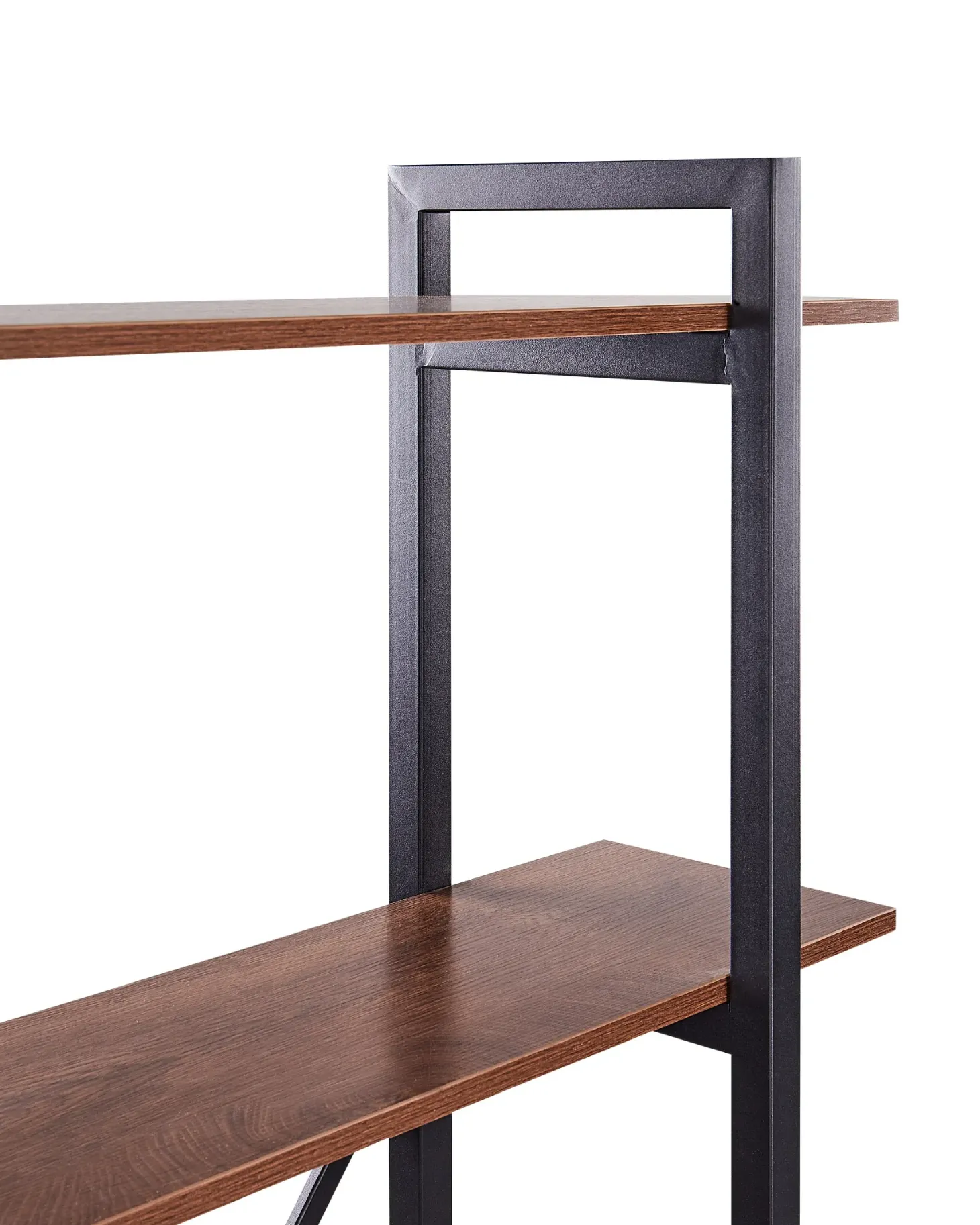 5-etagers reol DARBY 180 cm Mørkebrun