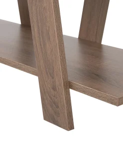 5-etagers reol ESCALANTE 116 cm Mørkebrun
