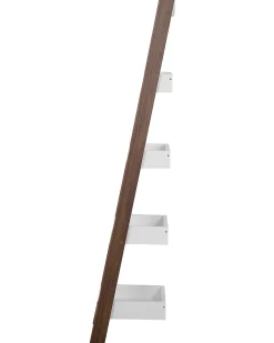 5-etagers reol MOBILE DUO 166 cm Brun/hvid