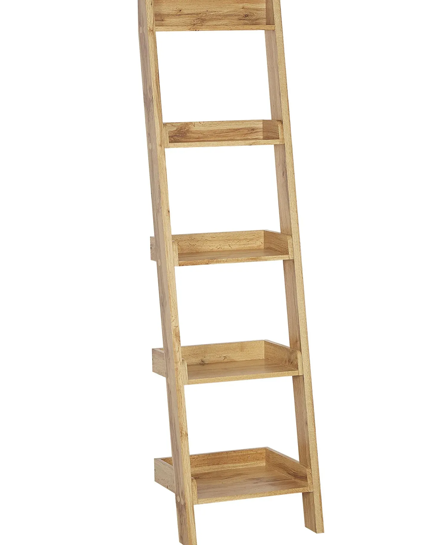 5-etagers reol MOBILE DUO 169 cm Lysebrun