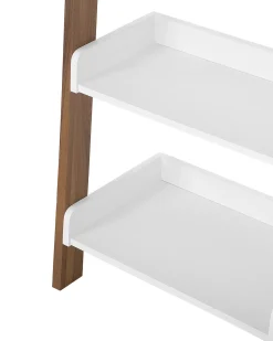 5-etagers reol MOBILE TRIO 164 cm Brun/hvid