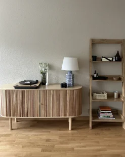 5-etagers reol MOBILE TRIO 167 cm Lysebrun